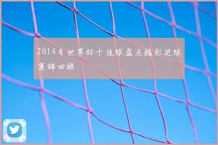 2014年世界杯十佳球盘点精彩进球集锦回顾