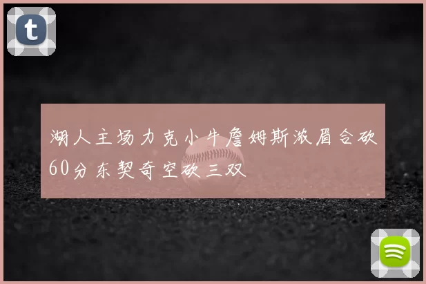湖人主场力克小牛詹姆斯浓眉合砍60分东契奇空砍三双